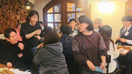 ビジネス交流会で「お酒を飲む前の耳つぼセミナー」を開催しました！【相模原・まほら】